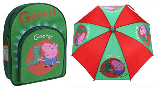 Acuerdo Bundle – Peppa Pig – mochila y paraguas – George Diseño