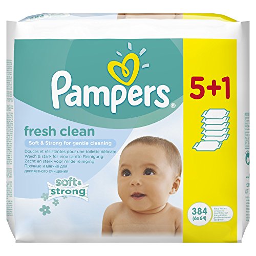 Pampers – Fresh Clean – Toallitas húmedas – 2 x 384 toallitas