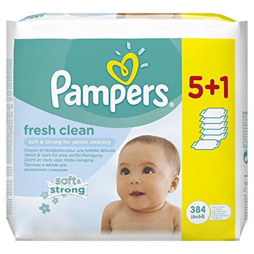 Pampers – Fresh Clean – Toallitas húmedas – 2 x 384 toallitas Pampers – Fresh Clean – Toallitas húmedas – 2 x 384 toallitas