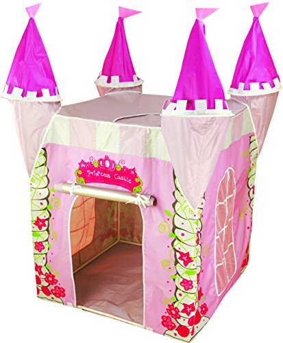 Tienda de Jugar Castillo Princesa, rosa para niña, plegable, educativo y estimula la imaginación, (para uso interior y exterior)
