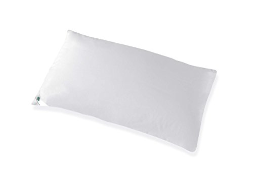 Seasons- Almohada extrasuave de fibra para NIÑOS de 90 cm. Doble funda. Baja firmeza