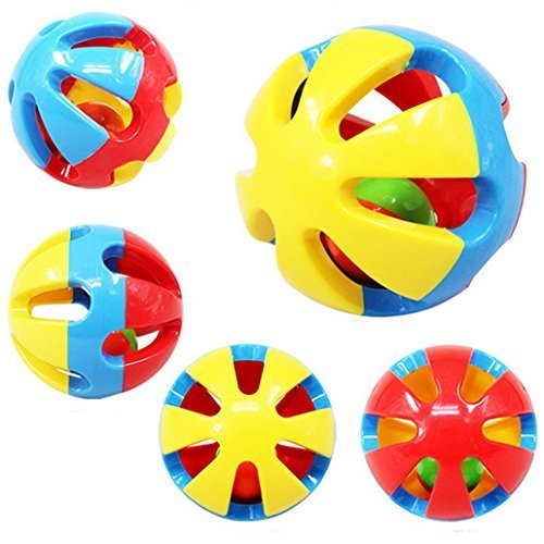 Dehang – (Set de 3)Juguetes para Arrastrar de Pelotas Bolas Sonajero con sonidos para Bebés recién nacidos Niños niñas